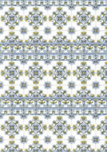 Miniature Printable Wall Tiles FOR MOMS BATHROOM ON DOLLHOUSE RB