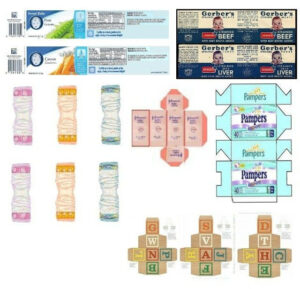 Miniature Toiletries Printable Baby Items Barbie Miniatures Doll