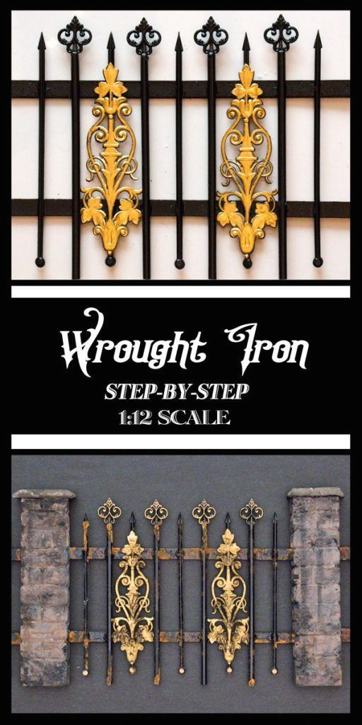 Miniature Wrought Iron Fencing Thicketworks Modern Design In 2020 