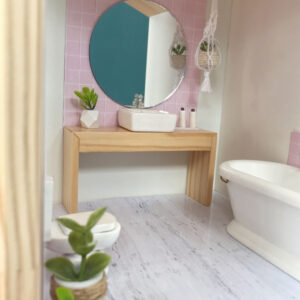 Modern Dollhouse Bathroom Interior Modern Dollhouse Furniture