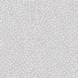 Modern Dollhouse Wallpaper Grey With White Flutterfetti