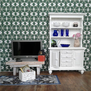 Modern Dollhouse Wallpaper Mandala Style Etsy