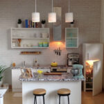 Modern Kitchen 1 12 Scale Dollhouse Miniature Light And With Clean