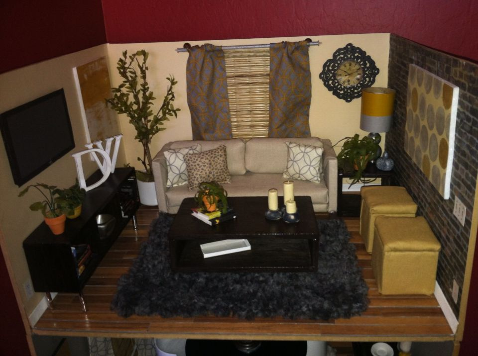 My Miniature Modern Dollhouse Living Room Got Remodeled And I m Loving 