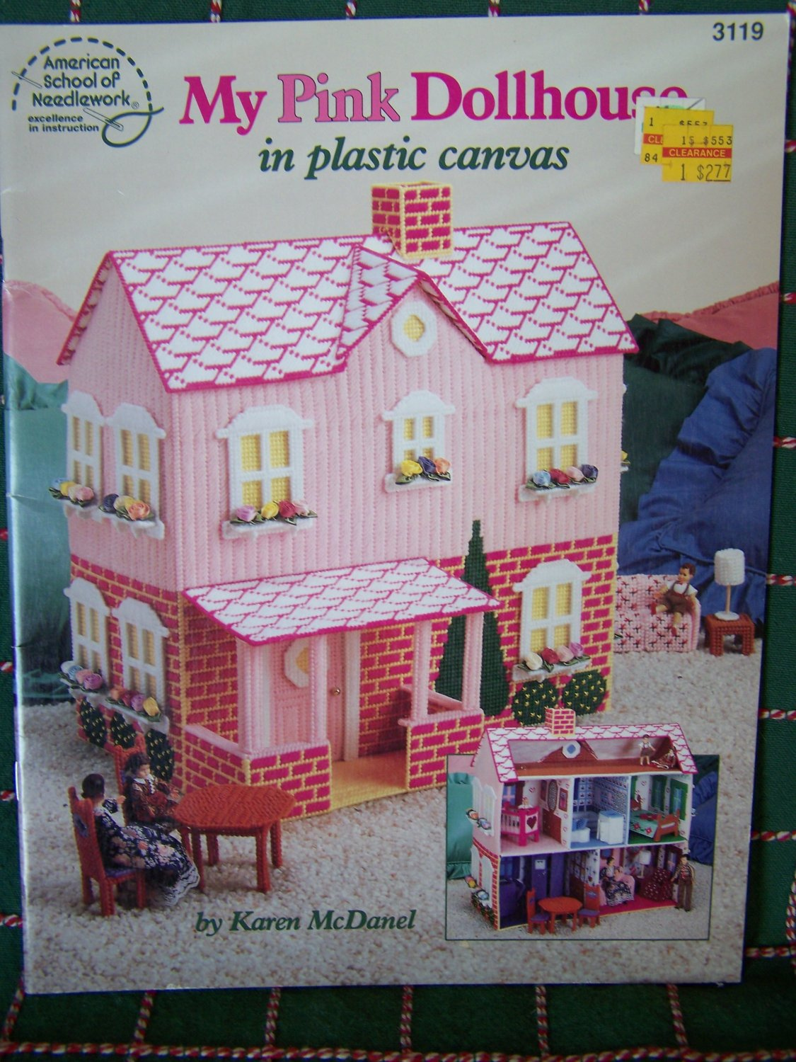 My Pink Dollhouse Plastic Canvas Patterns Doll House Furniture 