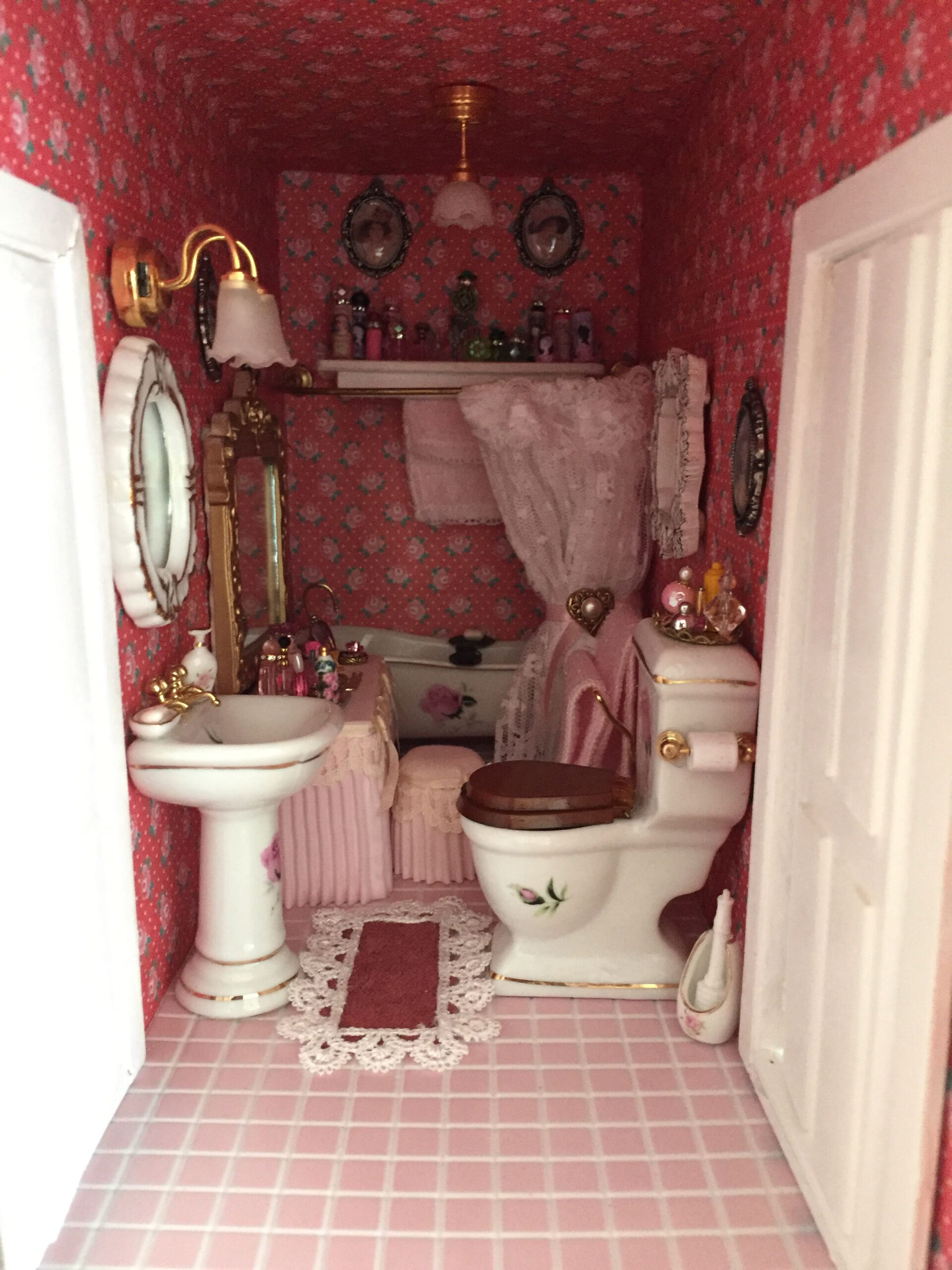 My Victorian Dollhouse Bathroom Dollhouse Bathroom Doll House 