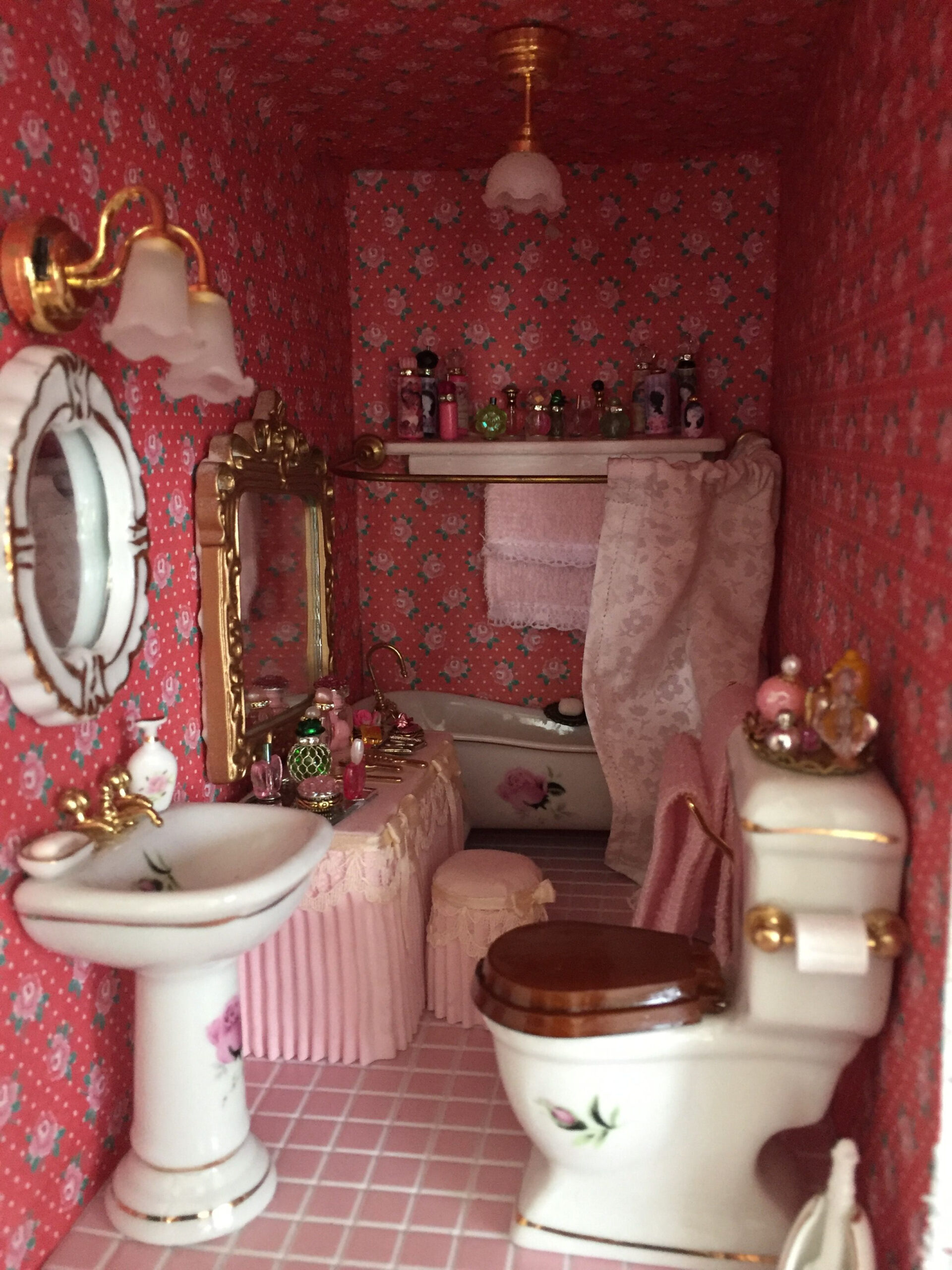 My Victorian Dollhouse Bathroom Dollhouse Bathroom Doll House 