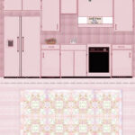 Paper Crafts Interior Model Kitchen Paper Doll House Paper