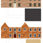 Paper Houses Paper Doll House Paper House Template