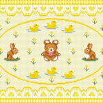 Pattern For Dollhouse Rug Springtime Nursery In 3 Colours CHART ONLY
