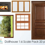Playscale 1 6 Dollhouse Printables Instant Download By The Digi Dame