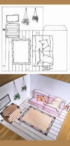 Pop up Dollshouse Living Room In 2021 Paper Doll House Paper Dolls