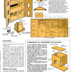 Popular Mechanics Doll House Plans Cardboard Dollhouse House Template