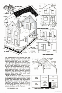 Popular Mechanics Doll House Plans Doll House Diy Dollhouse