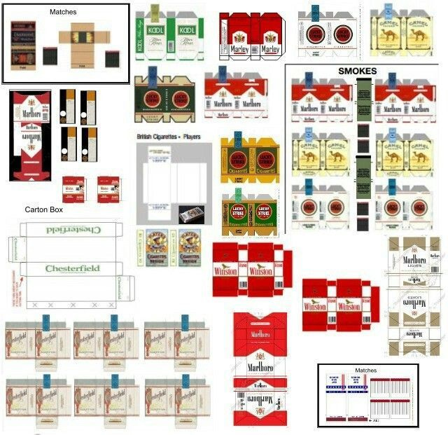 Printable Dollhouse Furniture Templates Barbie Miniatures Miniature 