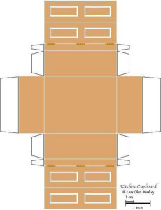 Printable Dollhouse Furniture Templates Diy Cardboard Furniture