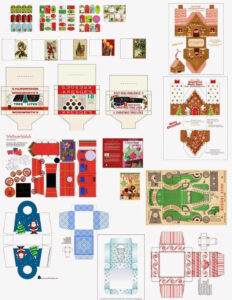 Printable Dollhouse Furniture Templates Dollhouse Miniature Tutorials