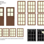 Printable Dollhouse Windows And Doors Haunted House Diy Putz Houses