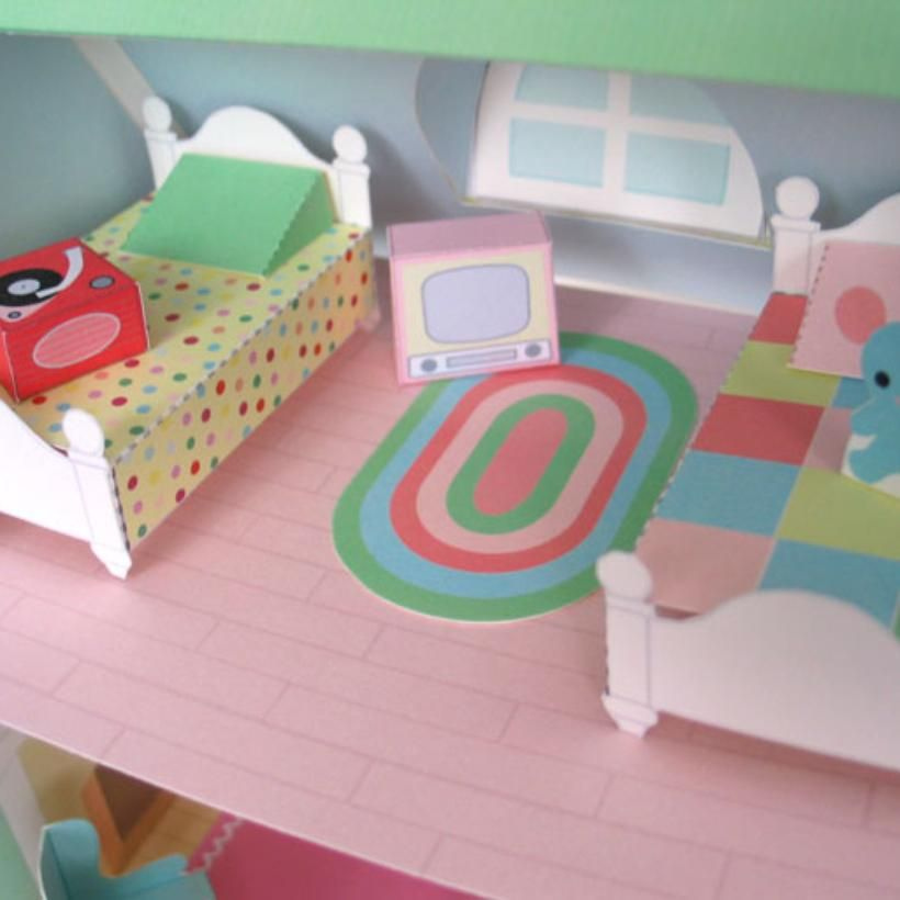 Printable Paper Crafts Kawaii By Fantastic Toys Dollhouse Furniture 