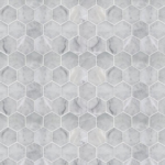 Printable PDF Modern Dollhouse Wallpaper Hexagon Marble Floor Tile