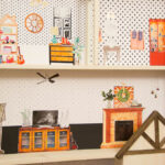 Remodelaholic DIY Dollhouse Tutorial Free Printable Dollhouse Furniture