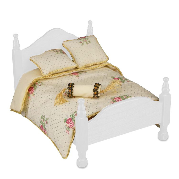 Rose Queen Bed Comforter Set Mary s Dollhouse Miniatures