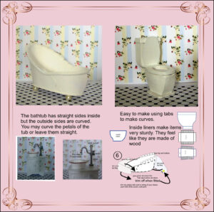 Sale 1 24 Dollhouse Half Scale Bathroom Printable Etsy