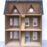 Scale One Inch Princess Charlotte Wooden Dollhouse Kit 1 12 Scale