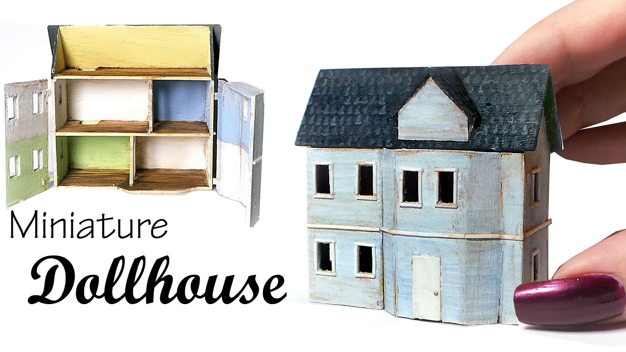 Simple Miniature Dollhouse Tutorial YouTube