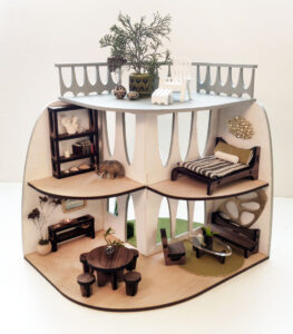 Sustainable Mid Century Modern Dollhouse And Furniture Design Milk