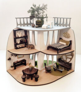 Sustainable Mid Century Modern Dollhouse And Furniture Design Milk