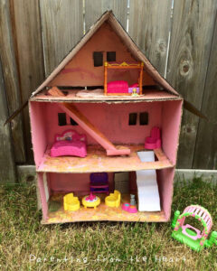 Take Your DIY Cardboard Dollhouse To The Next Level