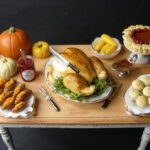 Thanksgiving Dinner 12th Scale Dollhouse Miniature Food Ha Flickr