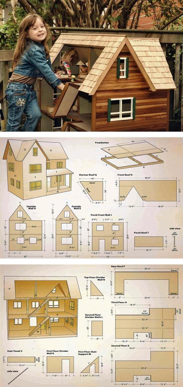 The Best Wood Working Plans Online Miracles work Doll House Plans 