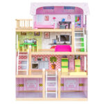 Toddler Dollhouse Accessories And Furniture Large Wooden Little Girls