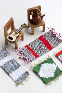 UKKONOOA Minimatot DIY Dollhouse Rugs