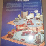 Vintage Cut Assemble PAPER DOLLHOUSE FURNITURE Book A Etsy