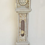 Vintage Dollhouse Miniature 1 12 Grandfather Clock Wooden OOAK Hand