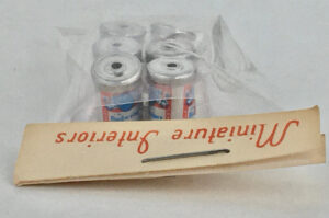 Vintage Dollhouse Miniature Budweiser Six Pack Six Metal Etsy