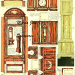 Vintage Paper Doll House Furniture Cut Outs Digital Download Etsy