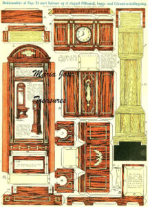 Vintage Paper Doll House Furniture Cut Outs Digital Download Etsy