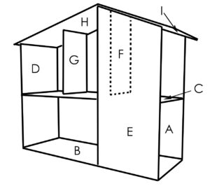 Wood Doll House Template PDF Woodworking