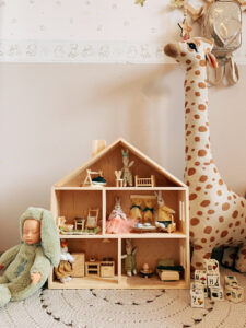 Wooden Dollhouse Kit Modern Dollhouse Furniture Dollhouse Etsy Australia