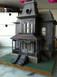 Wooden Model Bates House From The Film Psycho Kit Etsy Model Homes