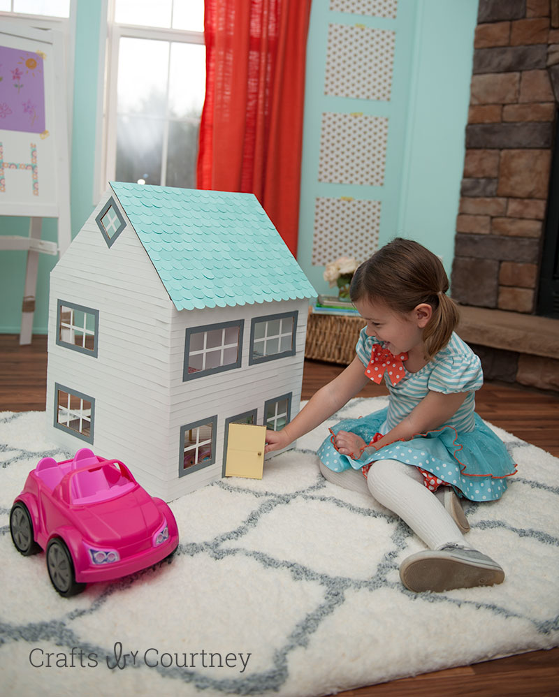 Cardboard Box Craft Diy Dollhouse Cardboard Box Craft Diy Dollhouse