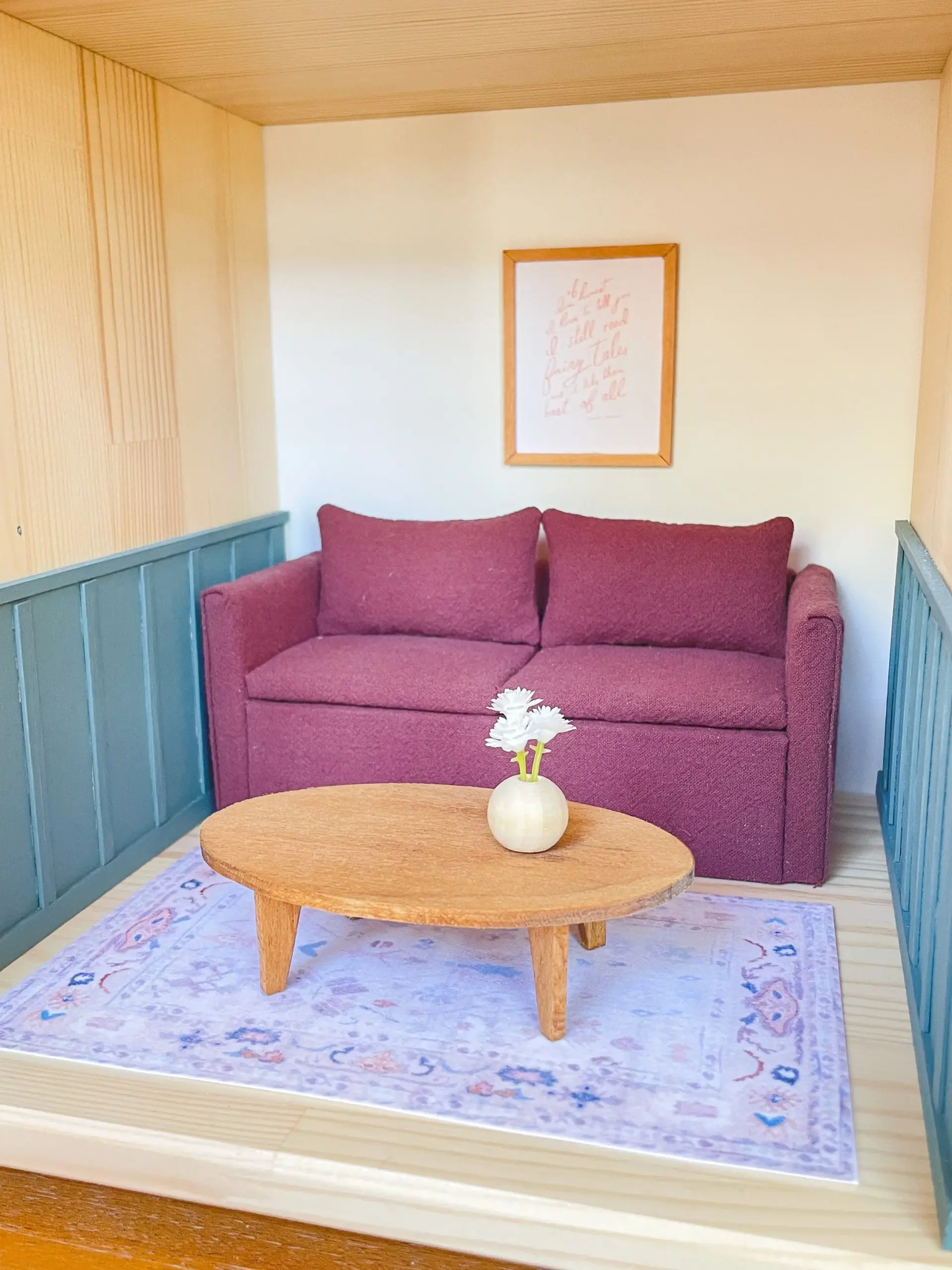 Dollhouse Diy Upholstered Sofa Tutorial