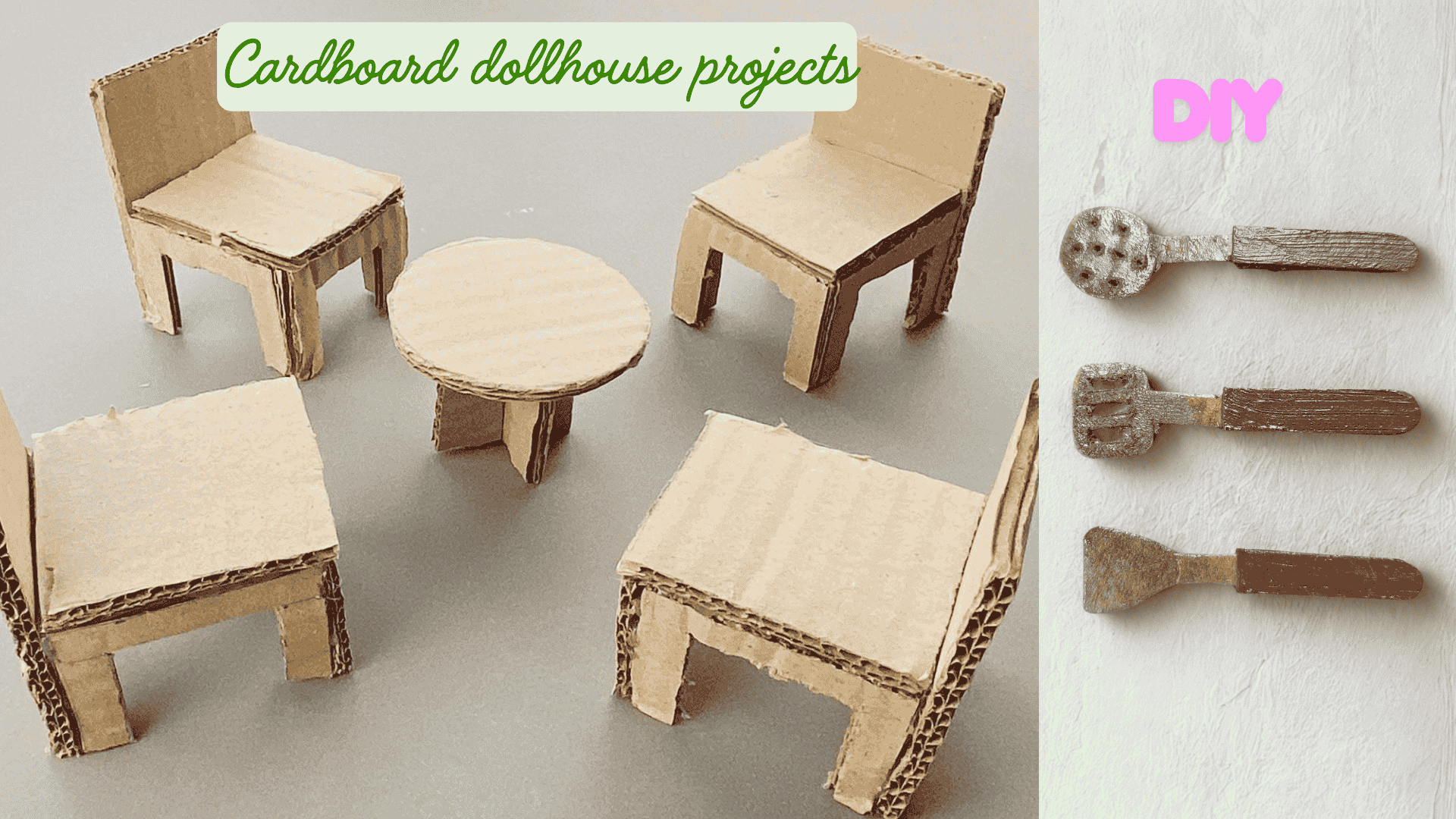 Easy Dollhouse Miniature Projects You Can Make Cardboard Easy Dollhouse Miniature Projects You Can Make Cardboard
