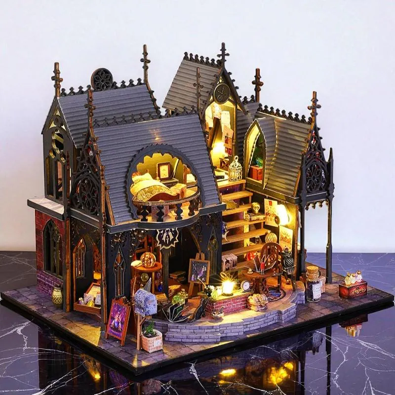 Gothic Miniature Dollhouse Kit Diy